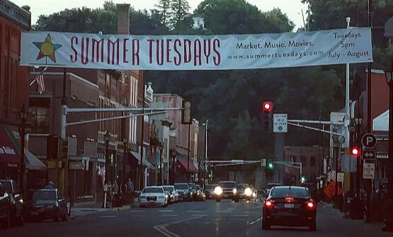 Summer Tuesdays Street Banner